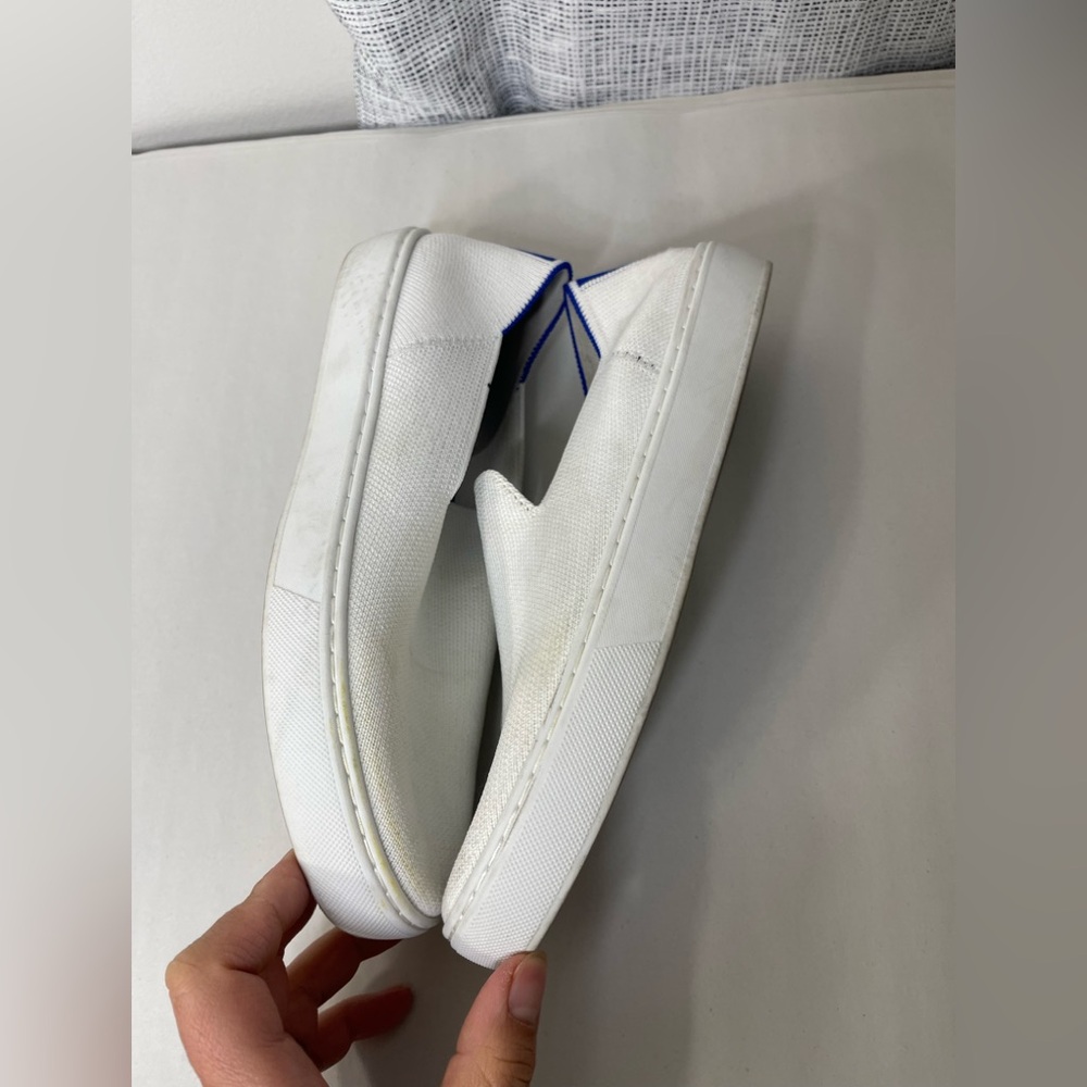 Rothy's Textile Bright White The Original Slip On Sneaker Women’s US 7 - Picture 4 of 8